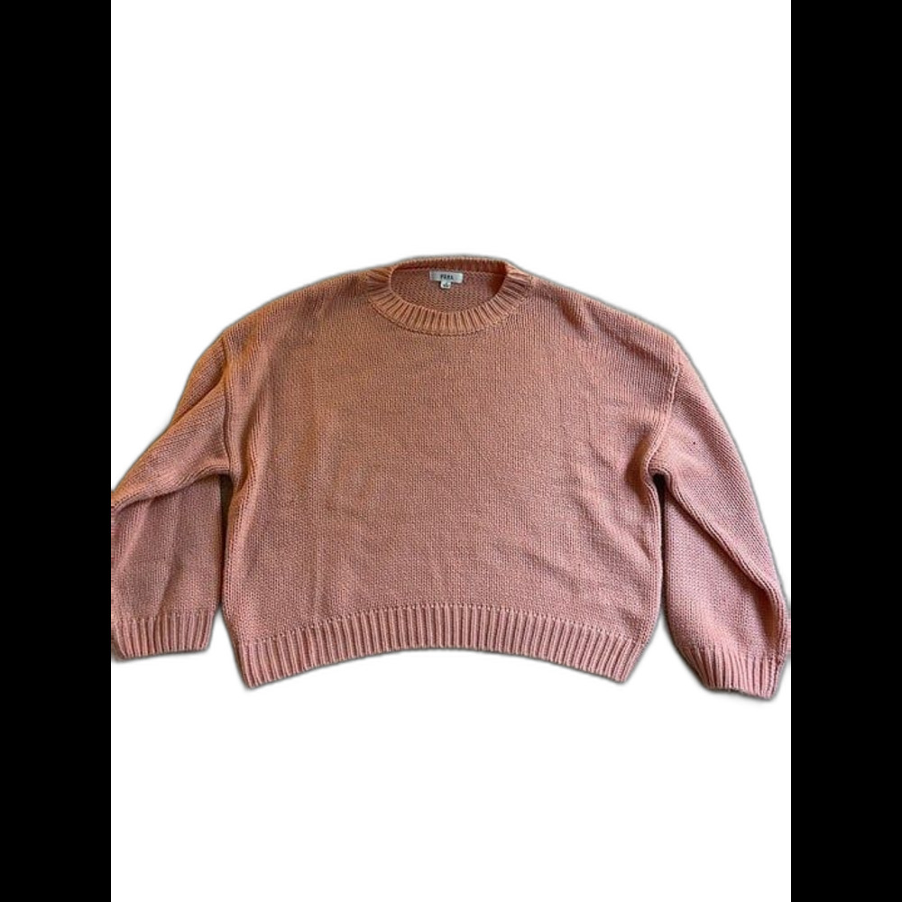 Pink PRMA Cable knit Sweater